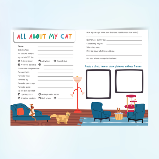 Purrs & Play - A Kid's Guide to Happy Cats (Downloadable PDF)