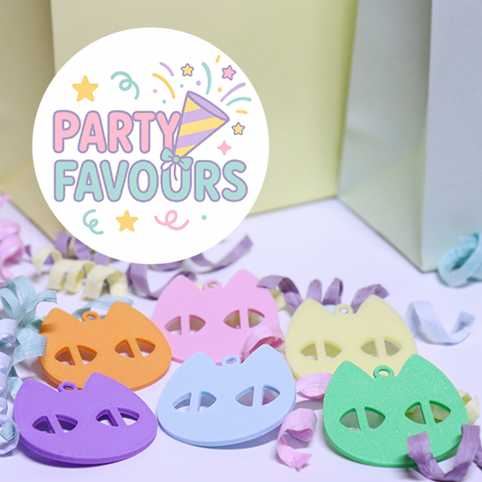 Kitty Face Keyring (6-Pack)