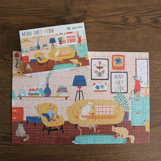 Meow Sweet Meow 200pc Jigsaw Puzzle