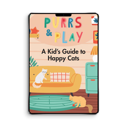 Purrs & Play - A Kid's Guide to Happy Cats (Downloadable PDF)