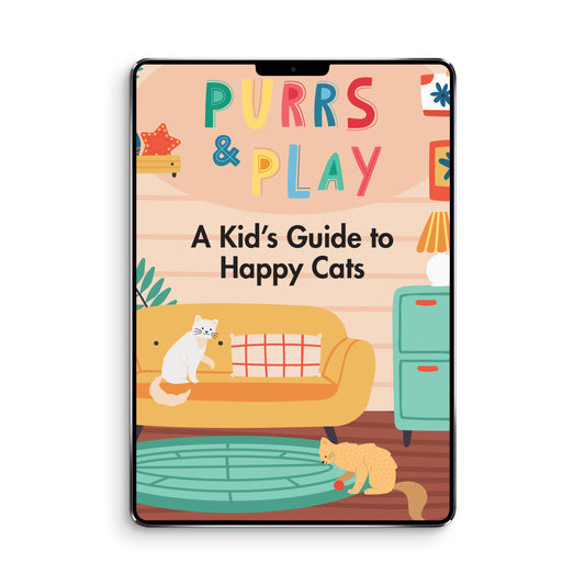 Purrs & Play - A Kid's Guide to Happy Cats (Downloadable PDF)