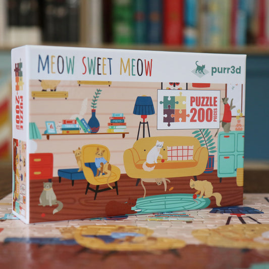 Meow Sweet Meow 200pc Jigsaw Puzzle